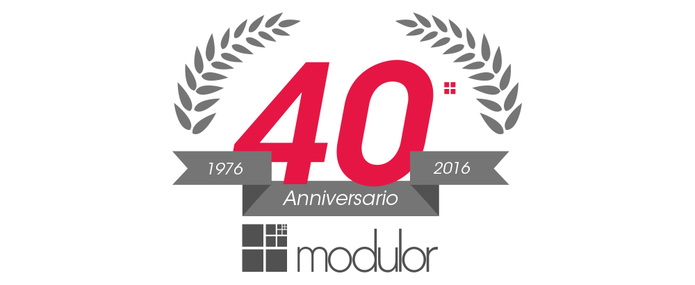 40 years Modulor graphic