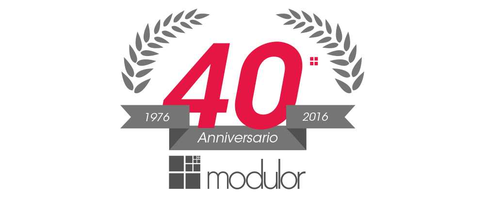 grafica 40 anni Modulor