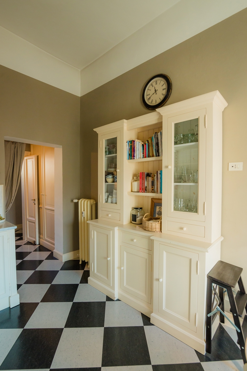 kitchen eclectic apartment Milan