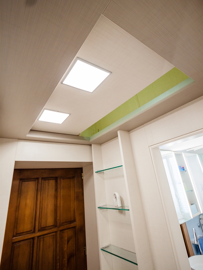 high ceiling false ceiling open