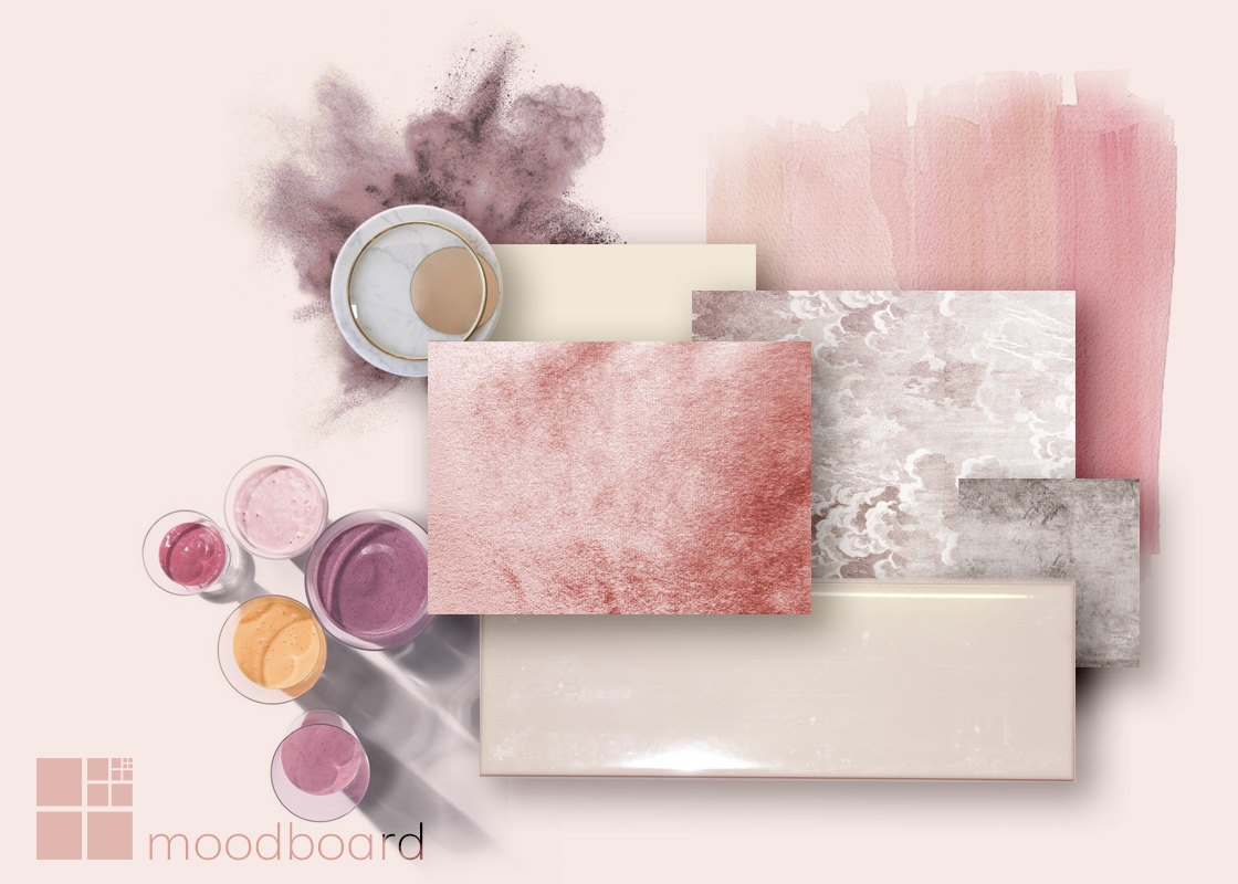 Modulor pink Moodboard