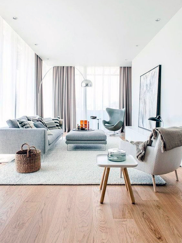 Living room stile scandinavo Living room stile scandinavo