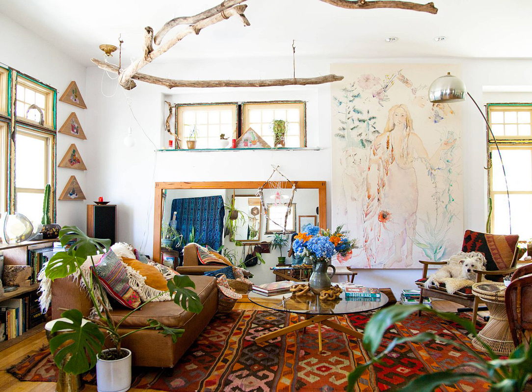 Boho Chic living room