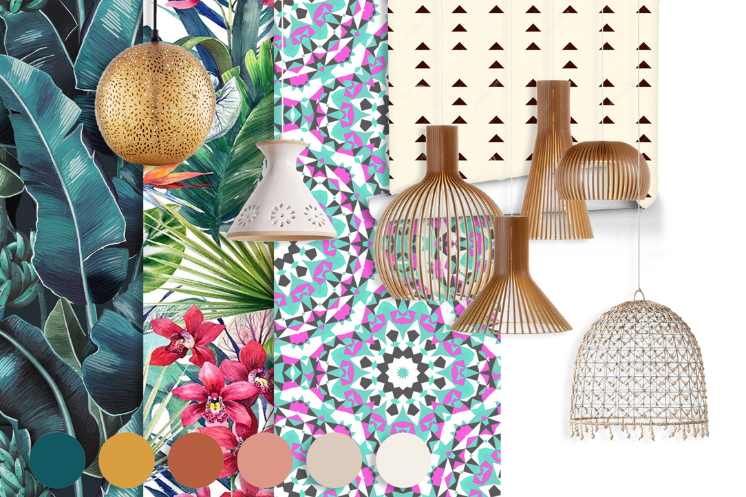 texture e colori Boho Chic 