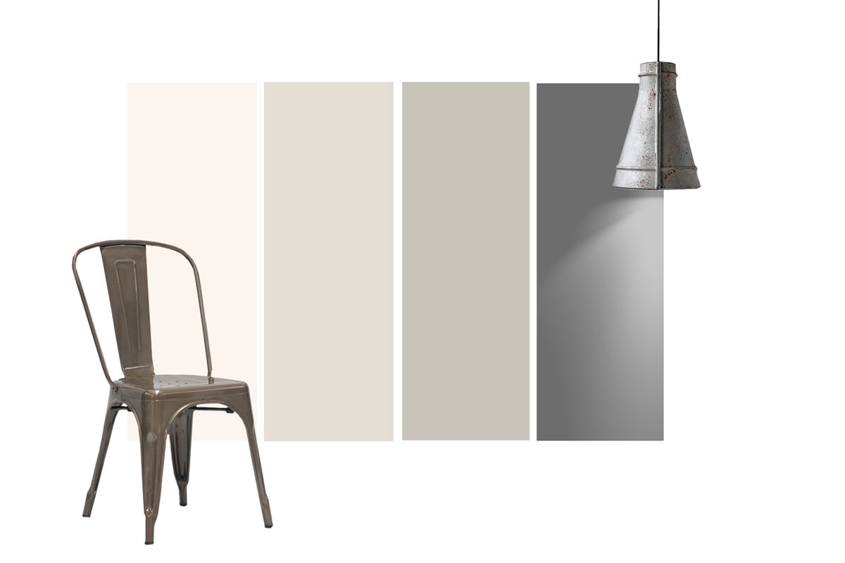 furniture and colors industrial style