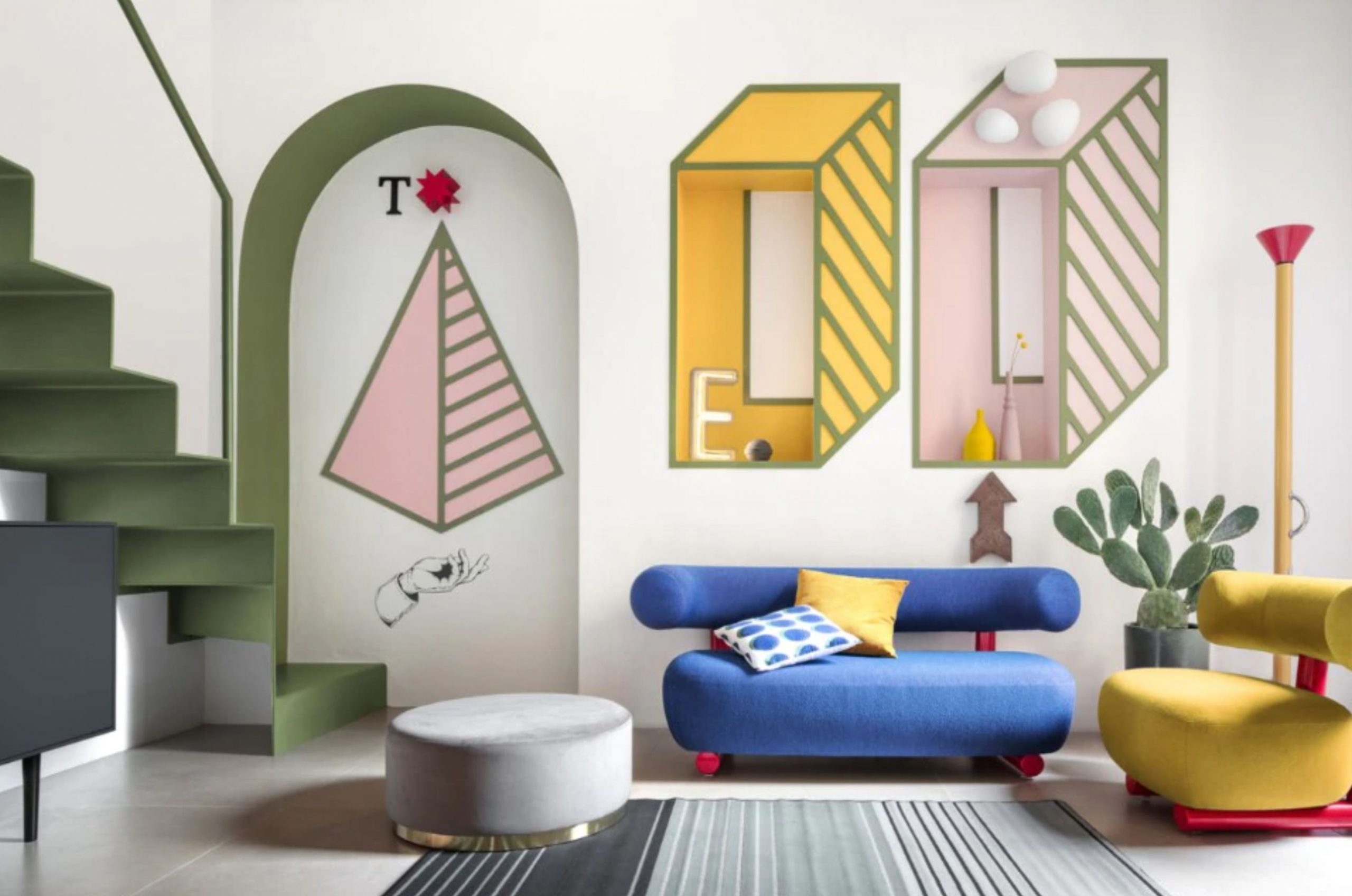 ettore sottsass Milan interior