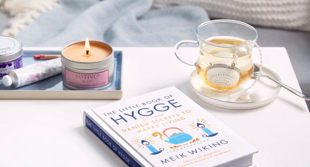 Hygge book and tea