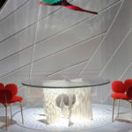 Design Week 2023 vetro corrugato laccato metallizzato
