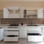 cucina bianca moderna funzionale