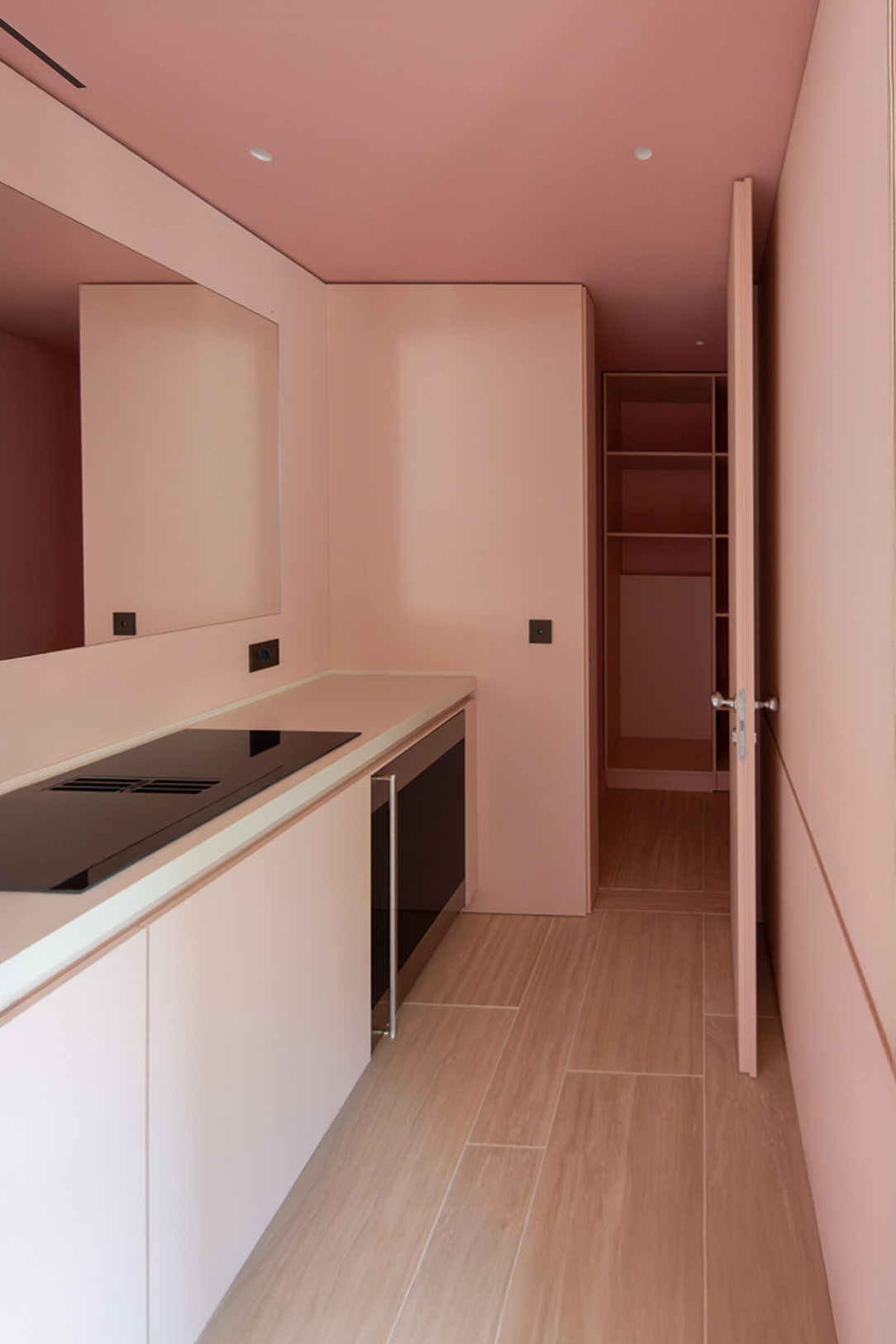 cucina rosa sensoriale