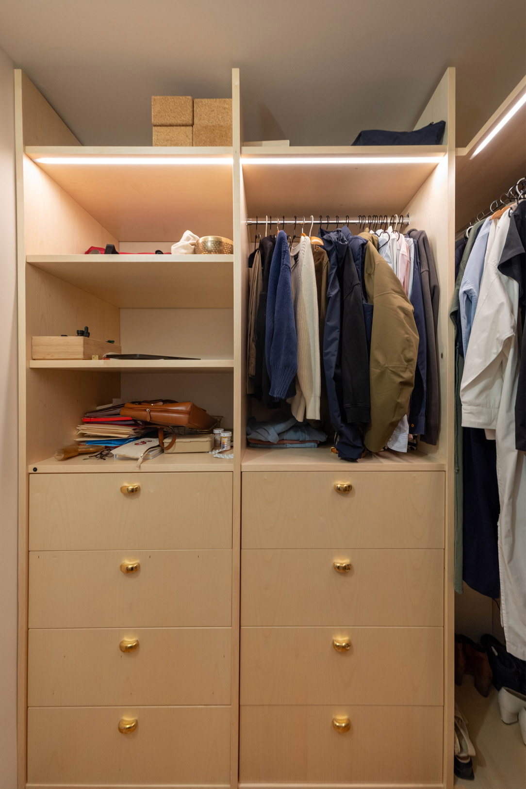 cabina armadio acero opaco cassetti 01