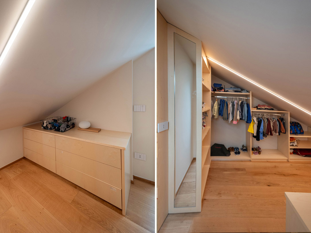 cabina armadio acero sottotetto 02