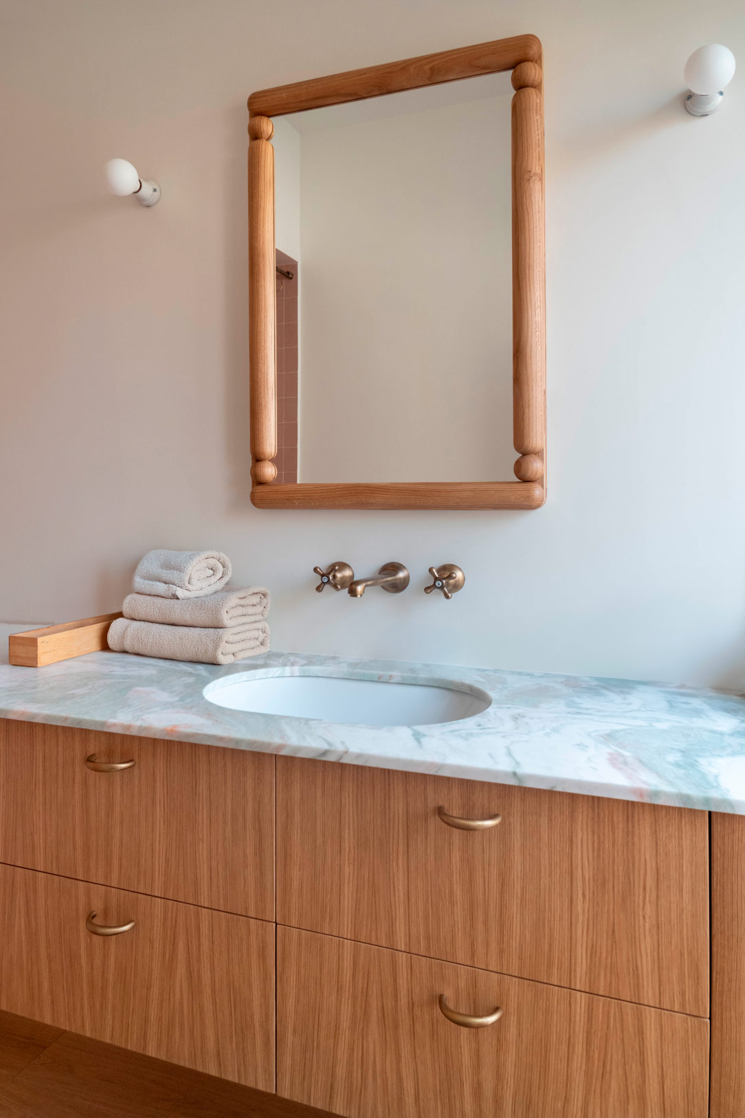bagno padronale rovere