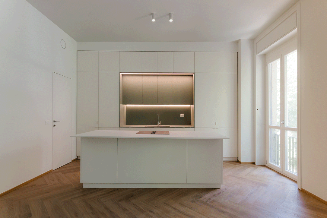 timelapse cucina fenix verde kitami